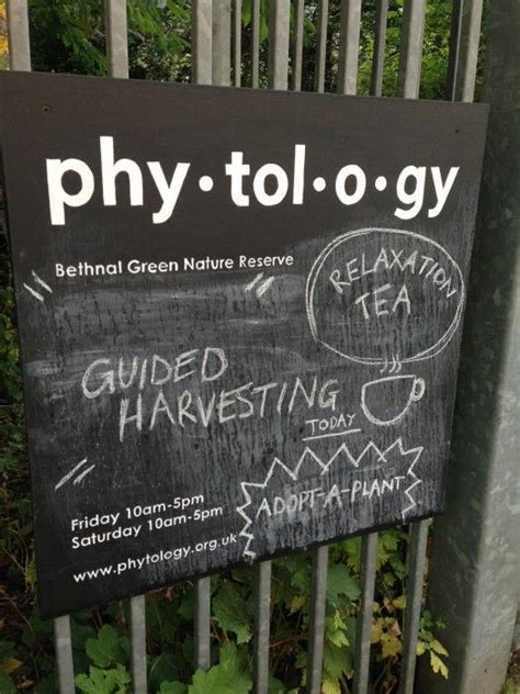 Phytology, Bethnal Green Nature Reserve